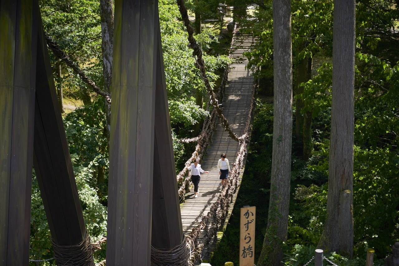 【池田町】かずら橋