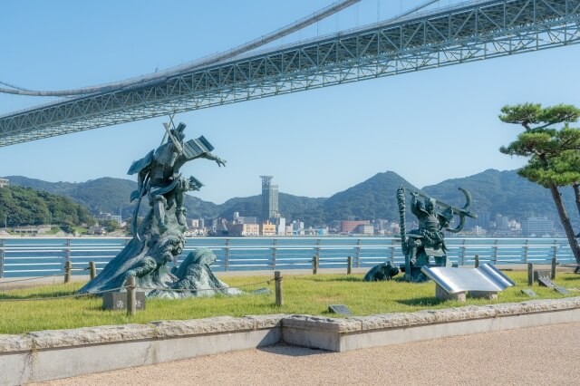 【下関市】壇之浦古戦場跡（みもすそ川公園）