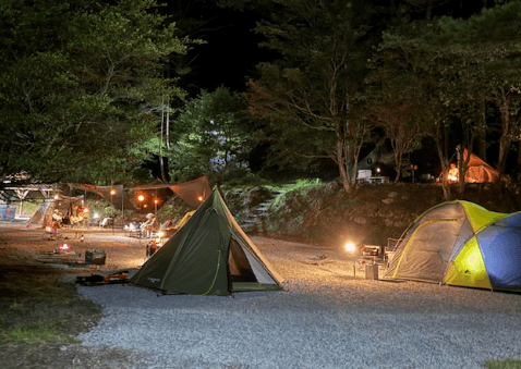 端海野自然森林公園キャンプ場
