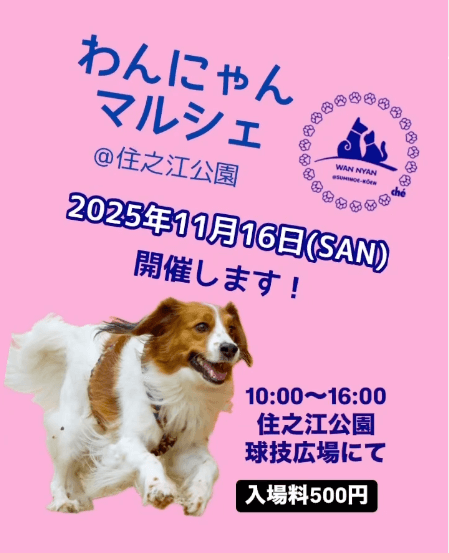 わんにゃんマルシェ@住之江公園 vol.6