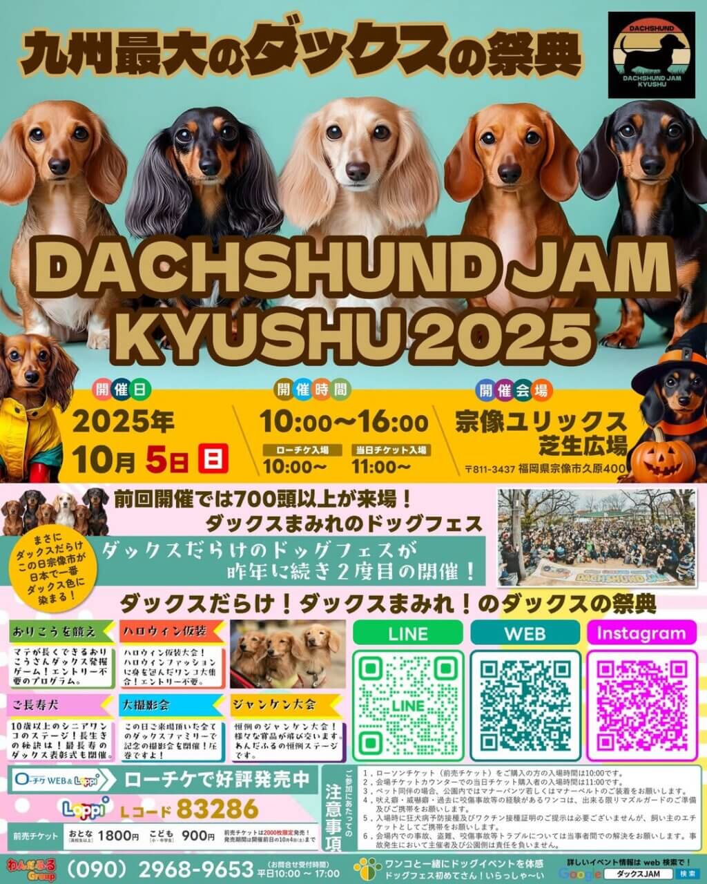 ダックスフンドJAM九州 2025
