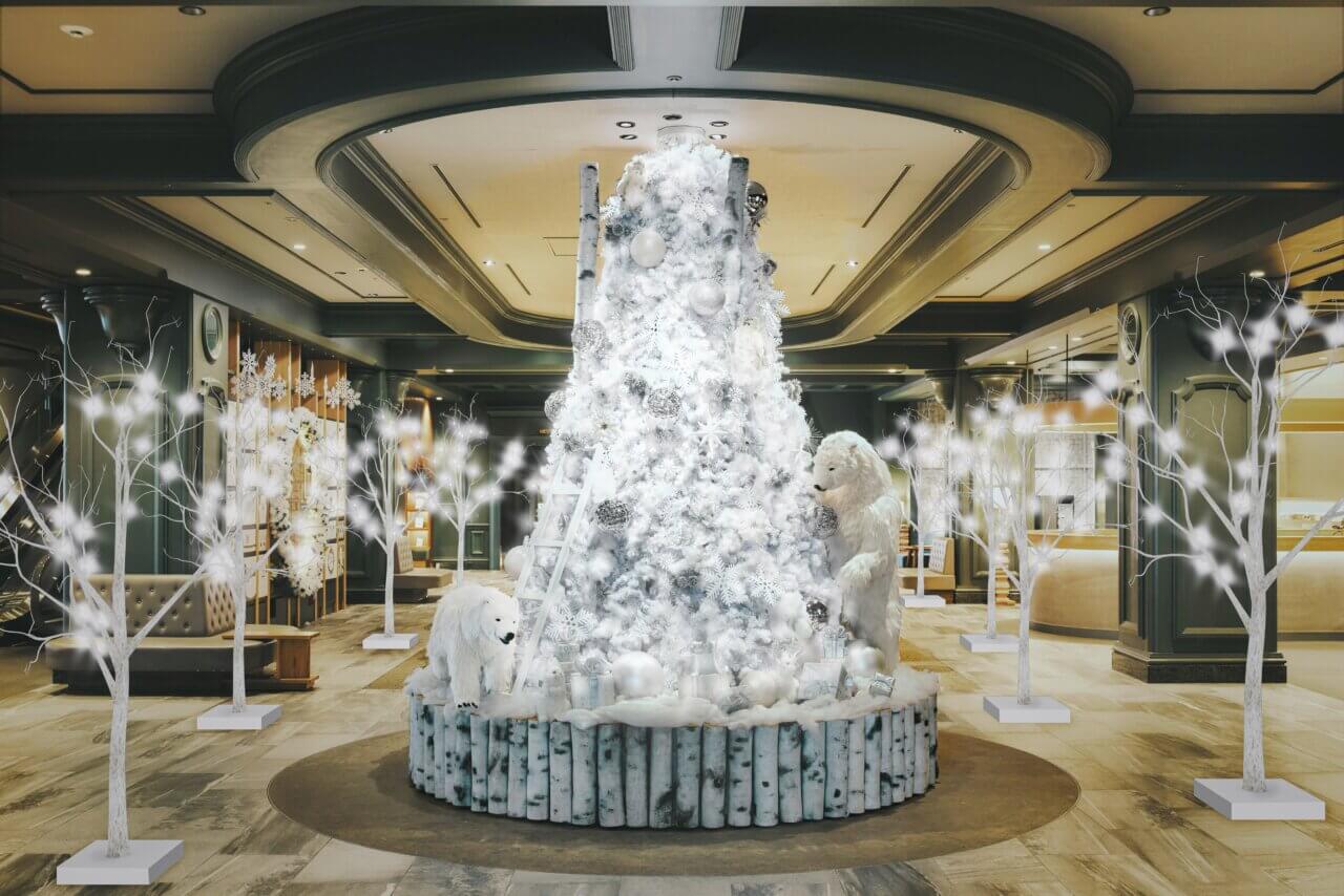 雪降る街のホワイトクリスマス