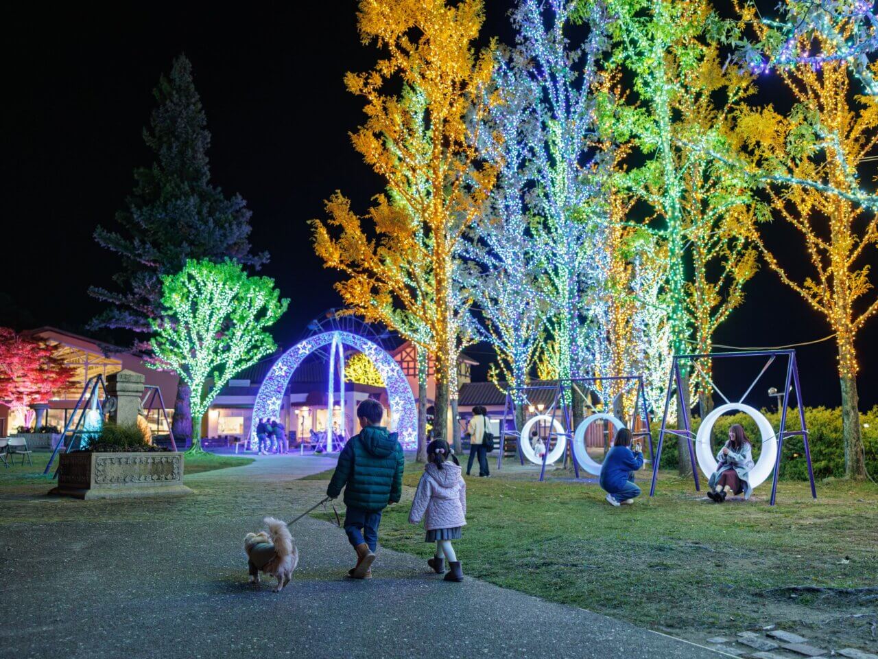 犬と行けるイルミネーション　Wonder Night Hill 2025（大阪府）