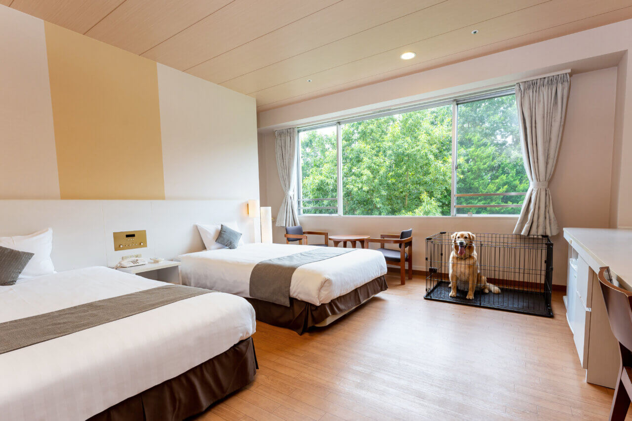 ワンちゃんルーム洋室ツイン