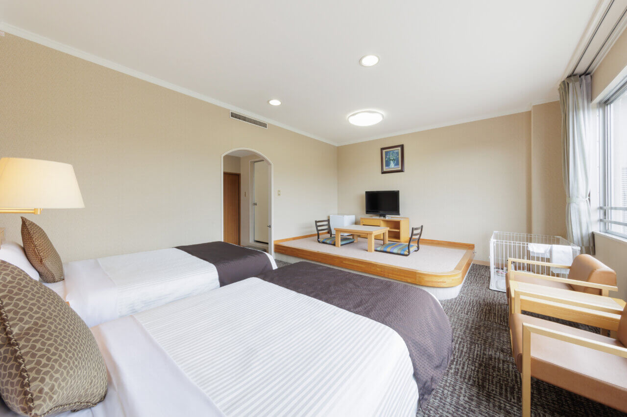 ワンちゃんルーム洋室ツイン（バス付）