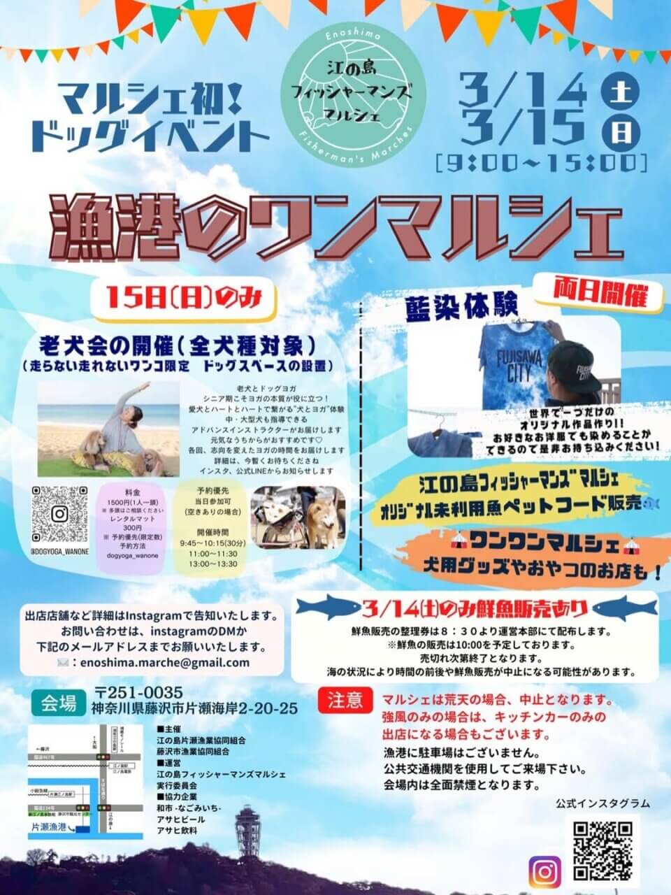 江の島フィッシャーマンズマルシェ×漁港のワンマルシェ