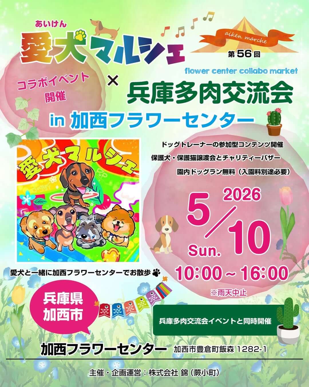 愛犬マルシェin兵庫県立フラワーセンター