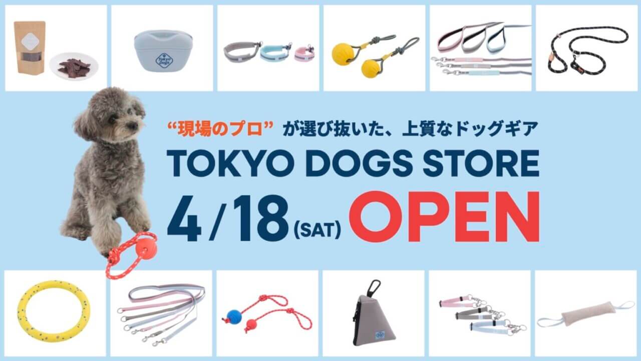 TOKYO DOGS STORE｜世界中の洗練されたドッグウェアを厳選。感度の高い「韓国ブランド」のセレクトが豊富。