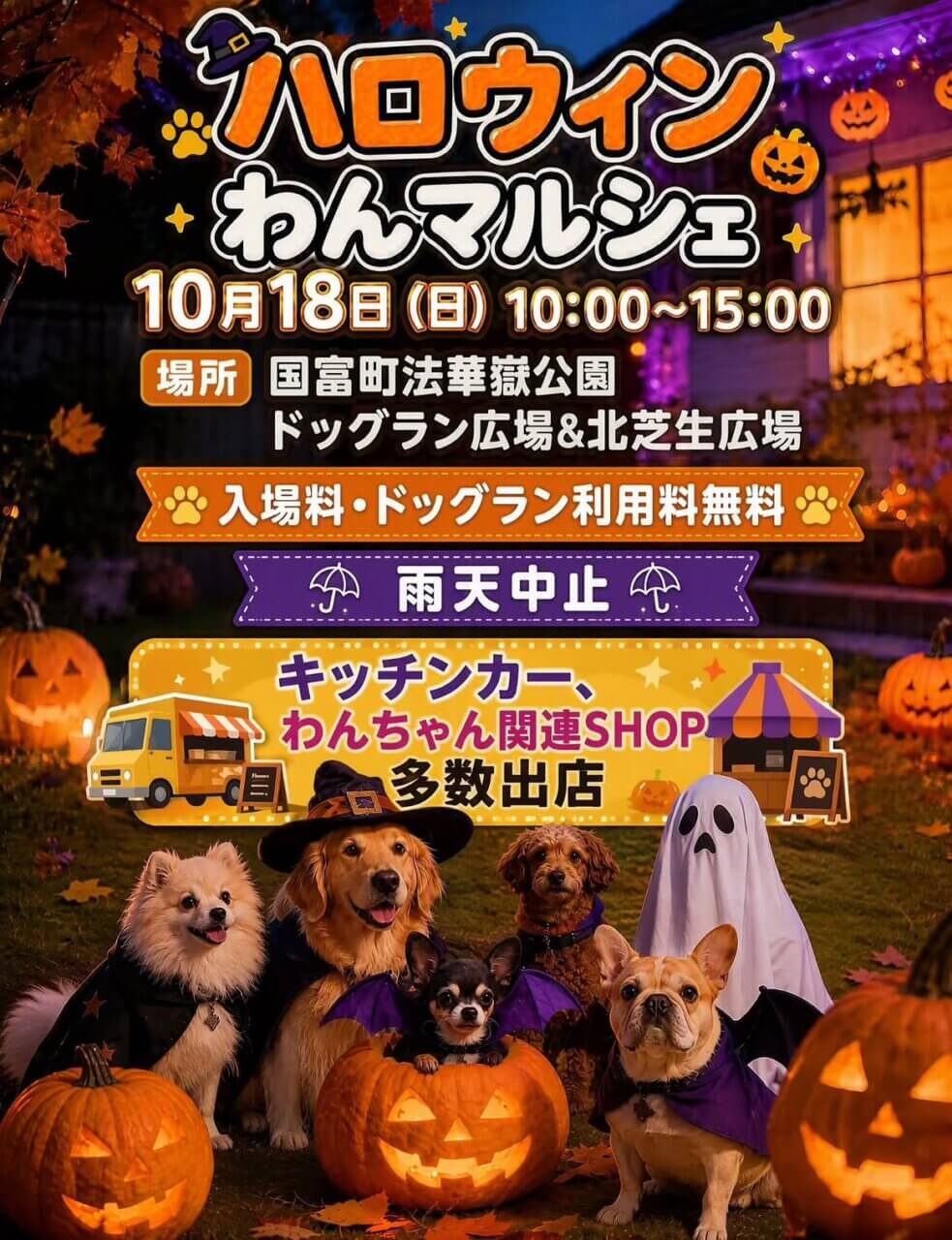 ハロウィンわんマルシェ